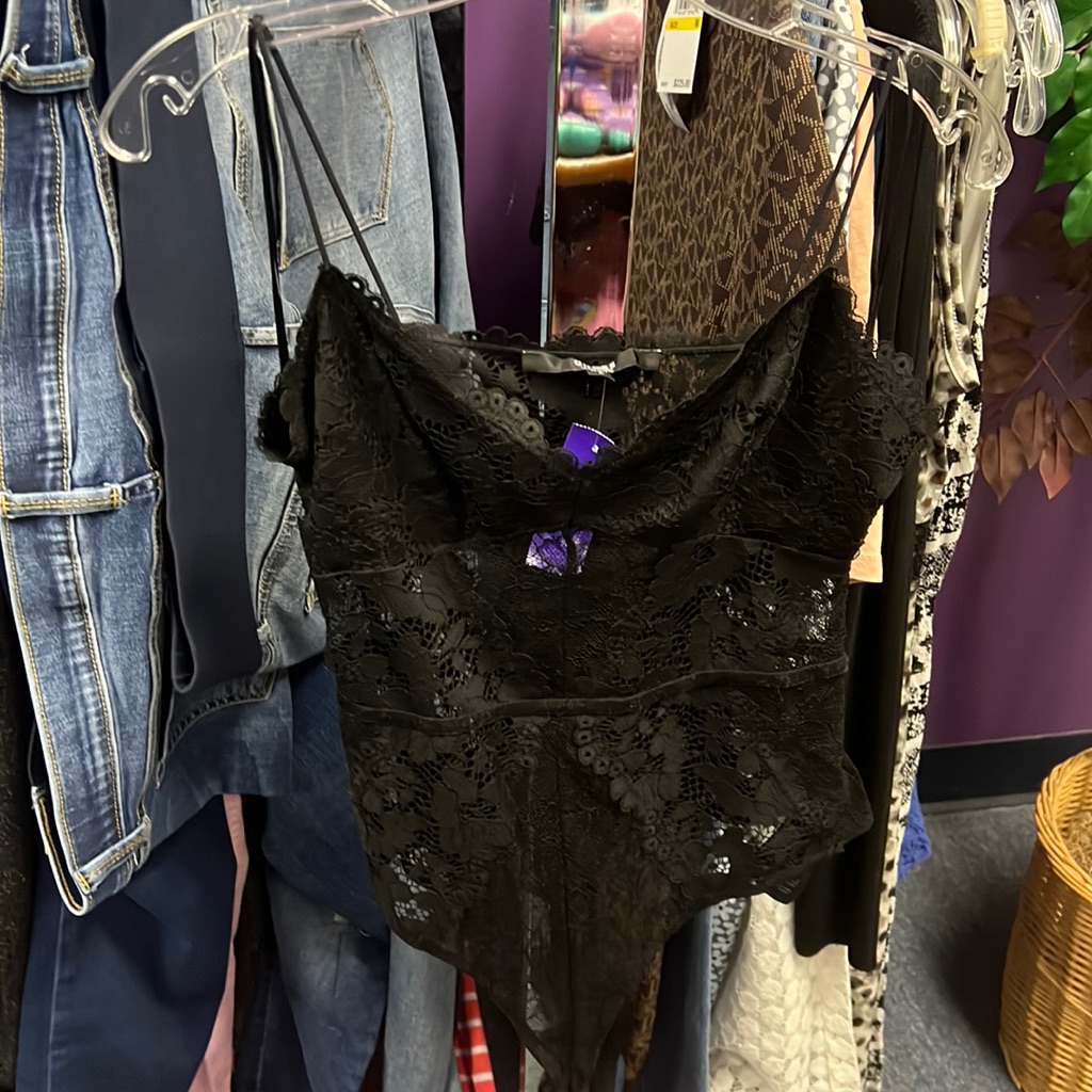 Guess Black Bodysuit M